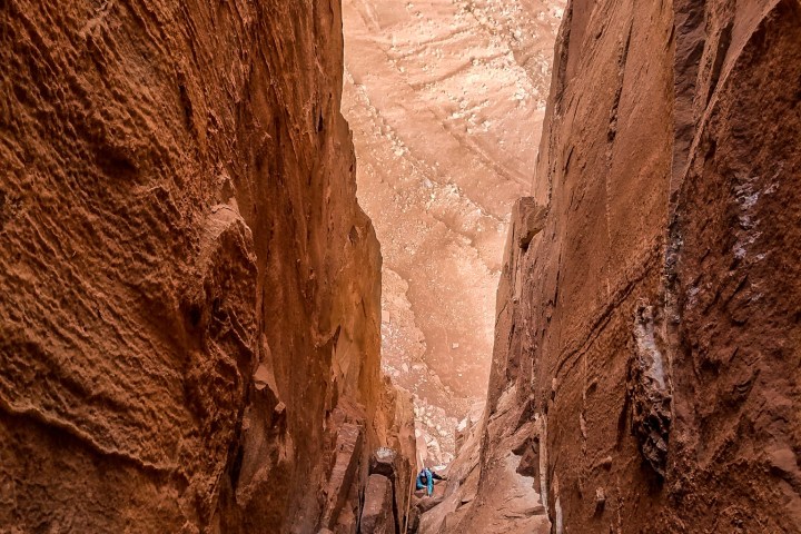 a close up of a canyon