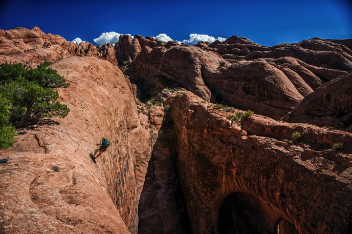 a view of a rocky mountain